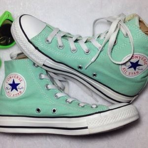 mint converse high tops